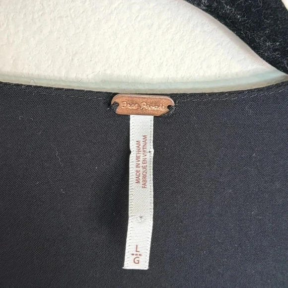 Free People Date Night Mini Dress Floral Polka Dot Size Medium - Picture 4 of 14